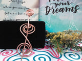 CU+ Wear Copper, Hand-Made Copper Spiral Hair-Pin 