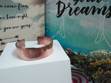CU+ Wear Copper, Wide Cuff Hand-Made Copper Bracelet 