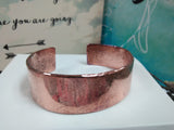 CU+ Wear Copper, Wide Cuff Hand-Made Copper Bracelet 