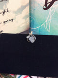 CU+ Wear Copper, Hand-Wrapped Wire Snowflake Obsidian Pendant
