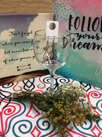 Hand-crafted Copper Spiral Earrings