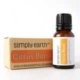 🍊 Simply Earth- 'Citrus Burst' Essential Oil Blend 15ml 🍋