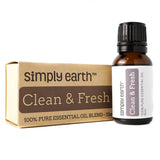 🛁 Simply Earth- 'Clean and Fresh' Essential Oil Blend 15ml 🛁